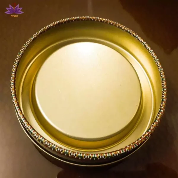 زعفران سرگل خراسان ظرف خاتم 4 گرمی ضمانتی - Image 3